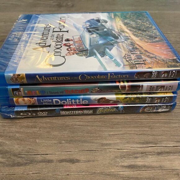Lot of 4 BluRay Movies - Monster High Electrified, Little Miss Dolittle, Etc - Picture 5 of 5